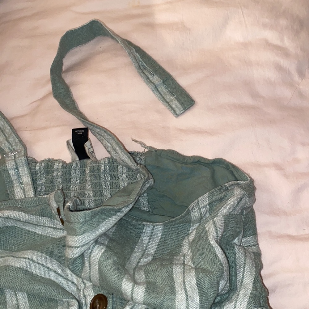 Universal thread dress striped summer m green - Picture 7 of 9